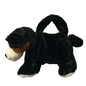 Plushies Stuffed Dog Purse for Kids – Plush Puppy Handbag Novelty Bag